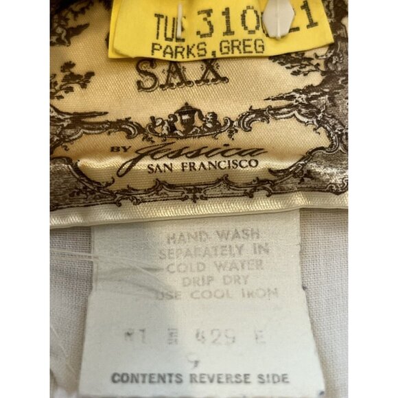 Vintage Gunne Sax Jessica By Jessica San Francisco 1970’s Size 9 White Frilly - Picture 11 of 16